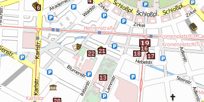 Ständehaus  Stadtplan