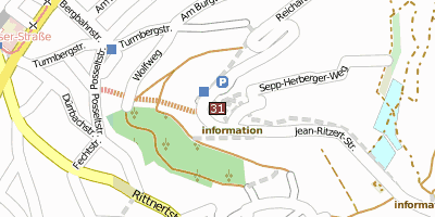 Turmberg  Karlsruhe Stadtplan